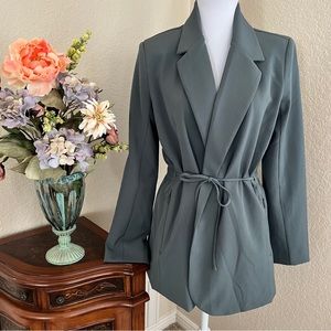 NWOT Athleta Tie Waist Blazer Jacket